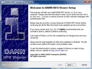 nfo file viewer